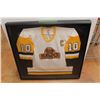 Image 2 : * Nipawin Hawks Framed Captain's Jersey in Shadow Box - Year Unknown 36 x 36"