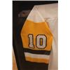 Image 4 : * Nipawin Hawks Framed Captain's Jersey in Shadow Box - Year Unknown 36 x 36"