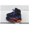 Image 1 : Vintage Patrick Ewing Focus Basketball Shoes Orange/Blue/Black Pre Owned Men's Size 8 1/2
