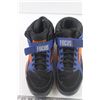 Image 2 : Vintage Patrick Ewing Focus Basketball Shoes Orange/Blue/Black Pre Owned Men's Size 8 1/2