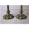Image 2 : (2) Antique 19th Century Silver Plated Candlesticks