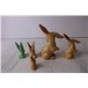 Image 3 : (5) Sylvac Bunny Figurines