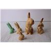 Image 4 : (5) Sylvac Bunny Figurines