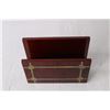 Image 5 : Korean Lacquer and Inlaid Metal Letter Holder