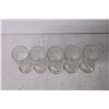 Image 2 : (5) Iris and Herringbone Liquor Glasses