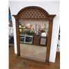 Image 1 : *Pecan Wood Mirror (New Old Stock) (35x 54")
