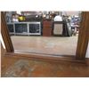Image 3 : *Pecan Wood Mirror (New Old Stock) (35x 54")