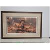 Image 1 : *Framed Bruce Miller "Open Field Runners"  Print 3689/5600 --Deer (37.5x25)