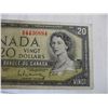Image 3 : ^1954 Canadian 20 Dollar Bill