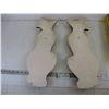 Image 7 : (2) Chalkware Siamese Cat Wall Art (Some Chips --20" Tall)