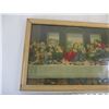 Image 2 : Vintage Framed Last Supper Art (19x24)