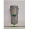 Image 1 : Galvanized Milk Pail w/ Lid