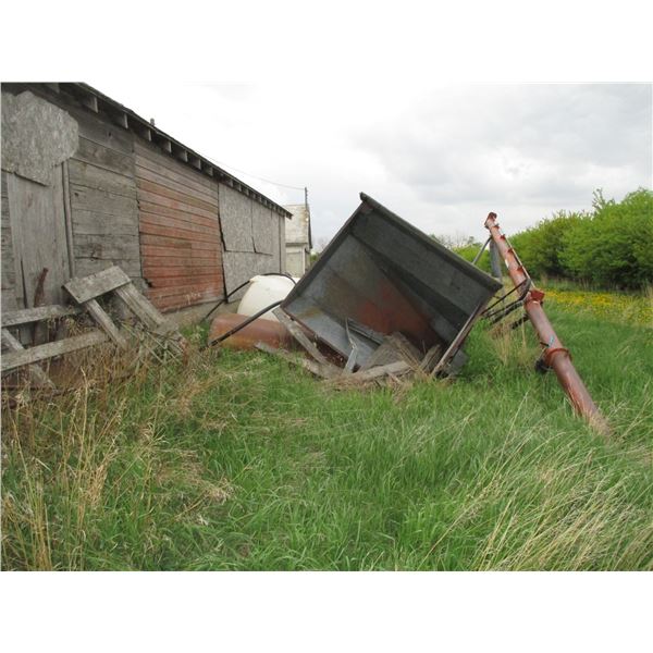 Plastic Water Tank, Harrow Auger, Misc.