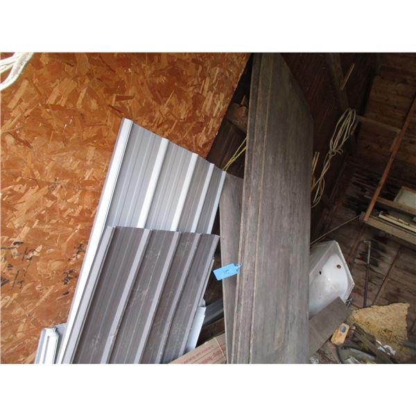 Various Sized Sheet Metal, Tire, Bathtubs