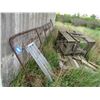 Image 1 : 15ft Metal Gate (Bent) + (60+) Fence Poles from 2-3/4 to 4inch wide