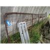 Image 2 : 15ft Metal Gate (Bent) + (60+) Fence Poles from 2-3/4 to 4inch wide