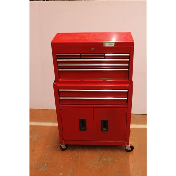 *Rolling Tool Box with Keys - 24" x 12" x 41"