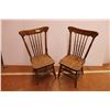 Image 1 : *(2x Bid Price) (2) Wooden Chairs