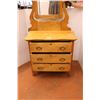 Image 2 : *Wooden 3 Drawer Dresser with Mirror