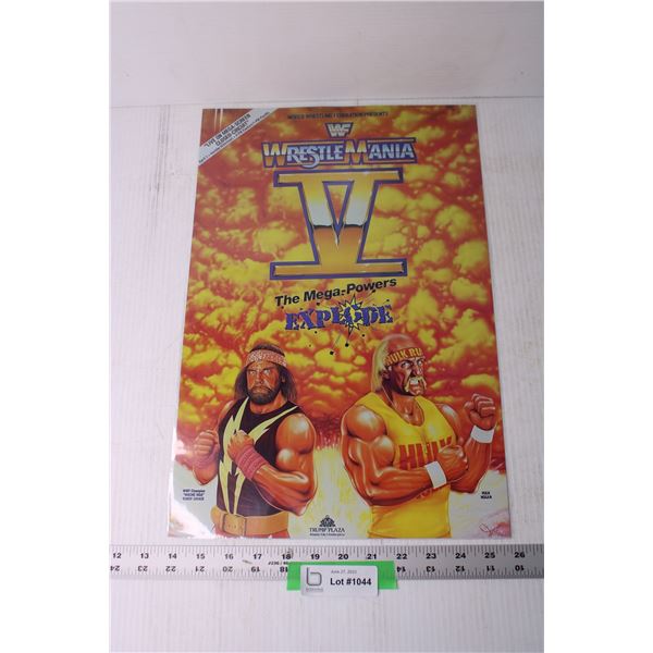 Wrestlemania V Poster - Hulk Hogan, Macho Man, 12  x 18 