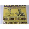 Image 3 : Wrestlemania III Poster - Hulk Hogan and Andre the Giant, 12" x 18"