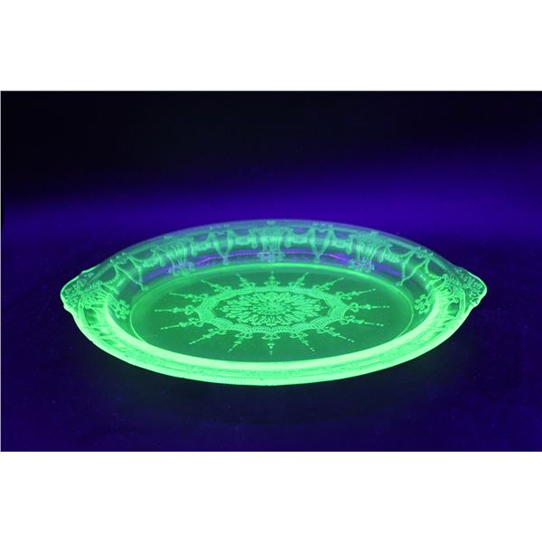 Uranium Glass Tray