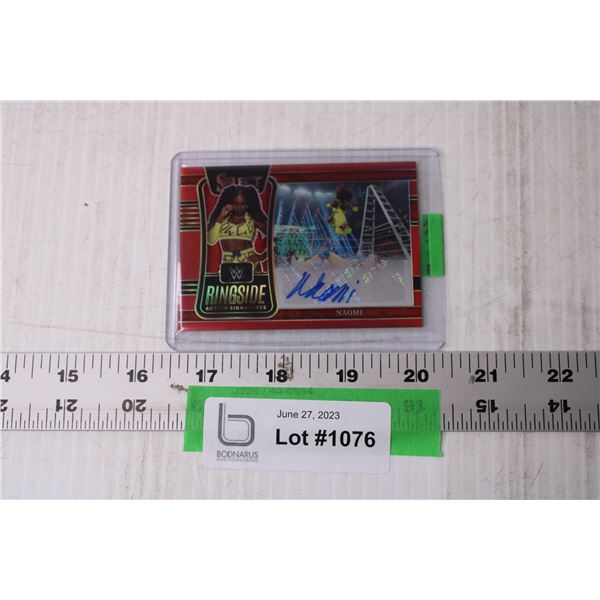 WWE Autographed Trading Card - Naomi