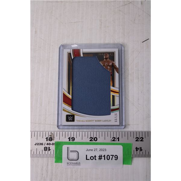 WWE Jumbo Ring Canvas Trading Card - "The All Mighty," Bobby Lashley