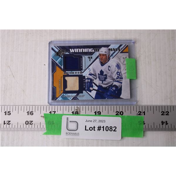 NHL Toronto Maple Leafs Jersey Trading Card - Doug Gilmour