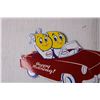 Image 3 : Esso Gas Porcelain Fantasy Sign - 4 1/2" x 8"