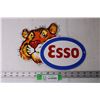 Image 1 : Esso Tiger Porcelain Fantasy Sign - 11 1/2" Long