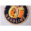 Image 3 : Silent Chief Gasoline Porcelain Fantasy Sign - 6"