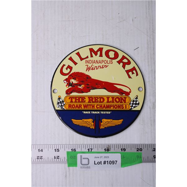 Gilmore Porcelain Fantasy Sign - 6"