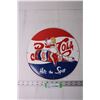 Image 1 : Pepsi Cola Porcelain Fantasy Sign - 12"