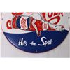Image 2 : Pepsi Cola Porcelain Fantasy Sign - 12"