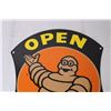 Image 4 : Michelin Tyres Porcelain Fantasy Open Sign - 9" x 14"