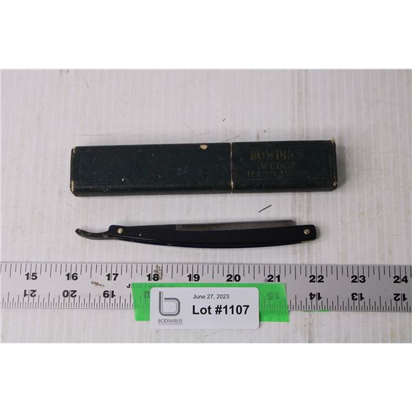 Handmade Bowdin's Edge Straight Razor