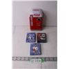 Image 2 : Coca Cola Tin Fridge Container and Playing Cards