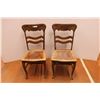 Image 1 : *(2) Vintage Wooden Chairs (Damaged)
