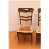 Image 2 : *(2) Vintage Wooden Chairs (Damaged)