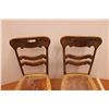 Image 6 : *(2) Vintage Wooden Chairs (Damaged)