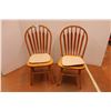 Image 1 : *(2x Bid Price) (2) Wooden Chairs