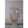 Image 1 : Pink Depression Glass Pitcher