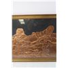 Image 3 : Framed Copper Craft Art - 18 1/2" x 26 1/2"