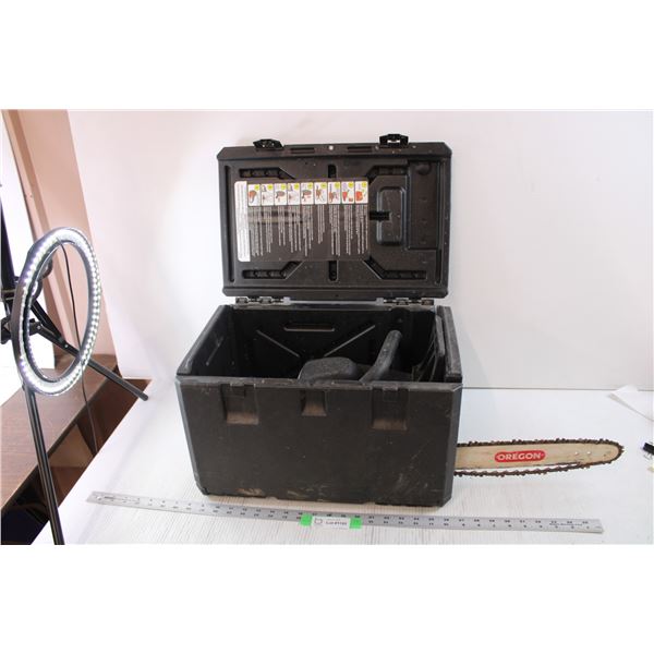 Poulan Oregon Chainsaw with 14  Blade and Case