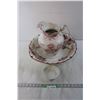 Image 1 : Porcelain Wash Basin, Pitcher and Soap Dish