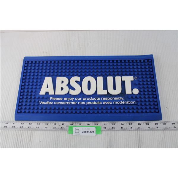 Absolut Vodka Bar Mat