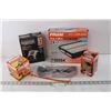 Image 1 : Assorted Hardware Items - Mobile Power Outlet, Air Filter, Misc. (NIB)