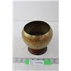 Image 1 : Brass Singing Bowl and Wood Stand