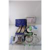Image 1 : Assorted Items - Women's Shoes, Purse, Shower Curtain